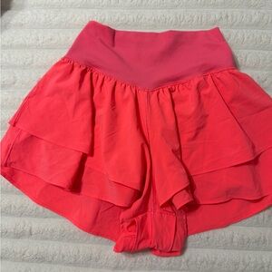 Chic Pink Layered Women's running shorts🏃🏻‍♀️